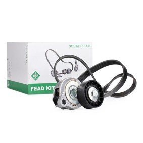 Set curea trapezoidale cu nervuri - INA