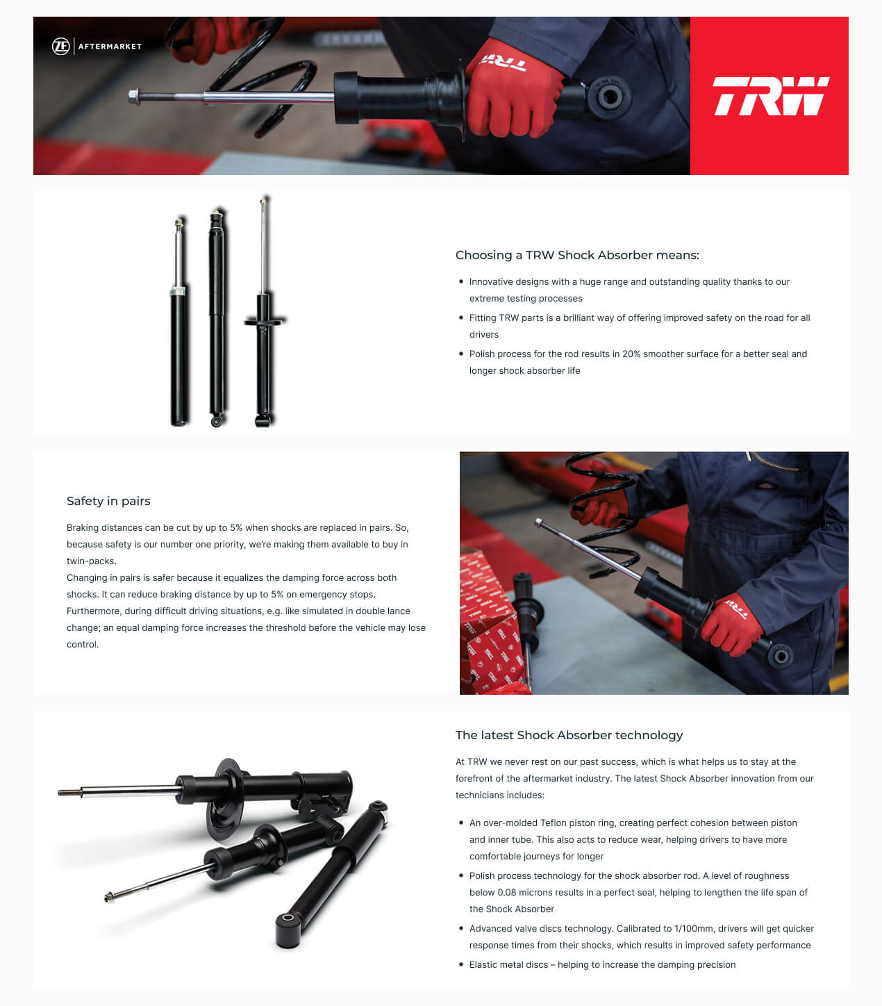 Sistemul de directie - TRW