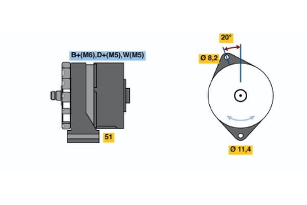 Alternator - BOSCH