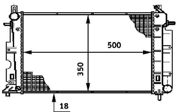 Radiator - MAHLE