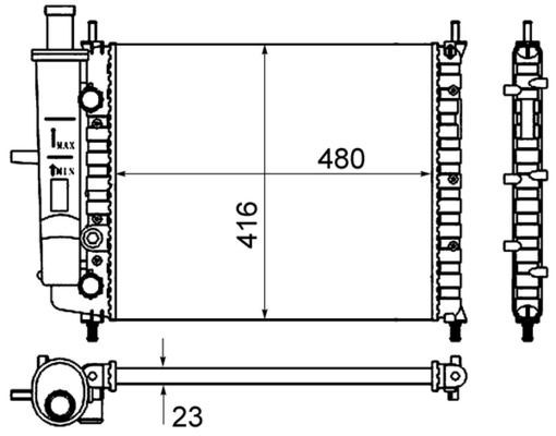 Radiator - MAHLE