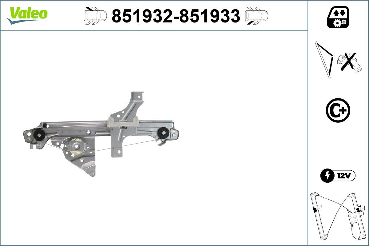 Regulator de geam - VALEO