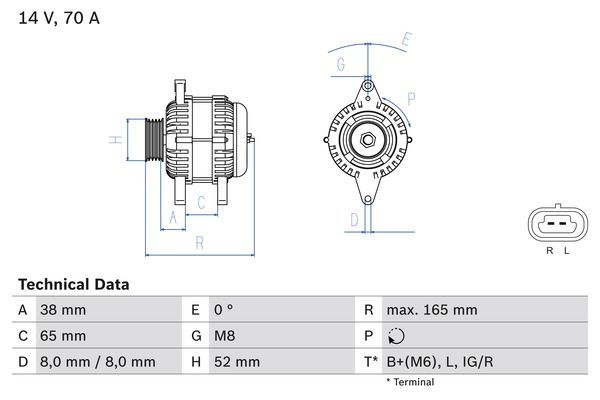 Alternator - BOSCH