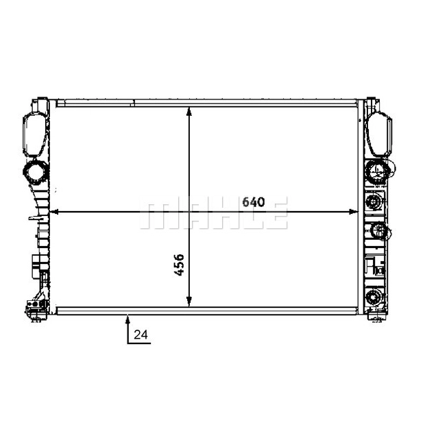 Radiator - MAHLE