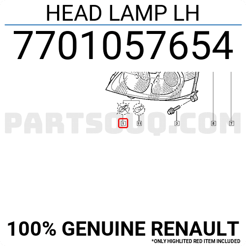 Piesă de schimb OE - RENAULT