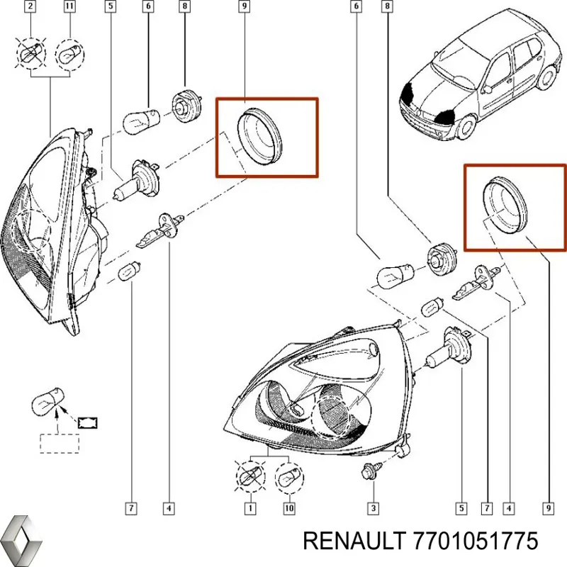 Piesă de schimb OE - RENAULT