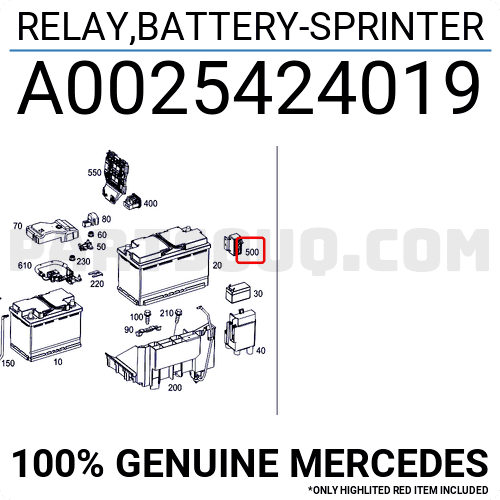 Piesă de schimb OE - MERCEDES-BENZ