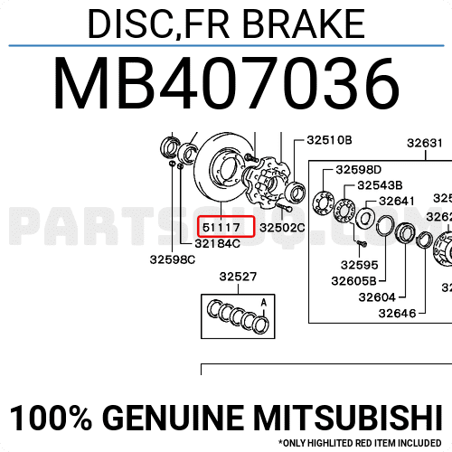 Piesă de schimb OE - MITSUBISHI