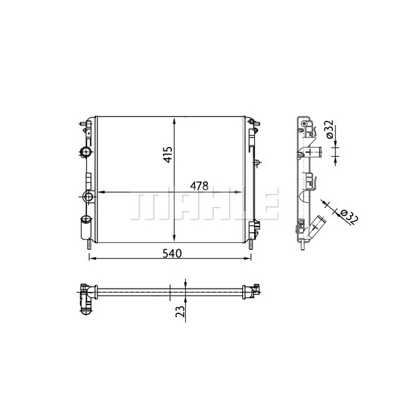 Radiator - MAHLE