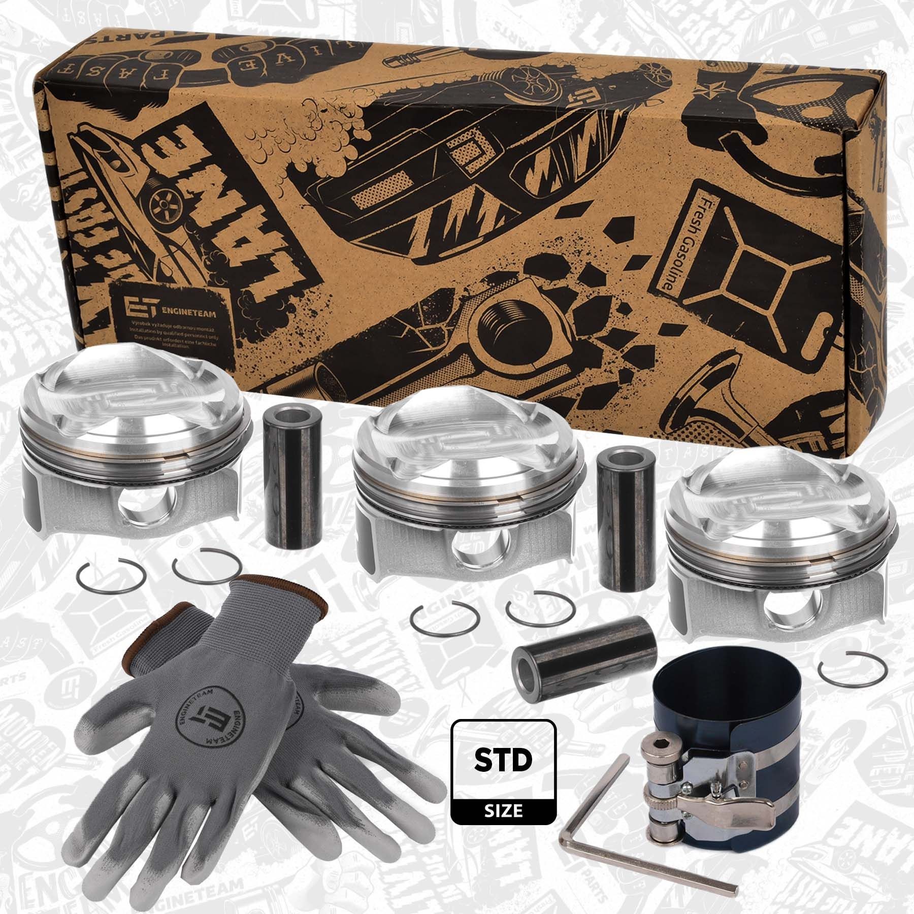 Kit de segmente piston - ET ENGINETEAM