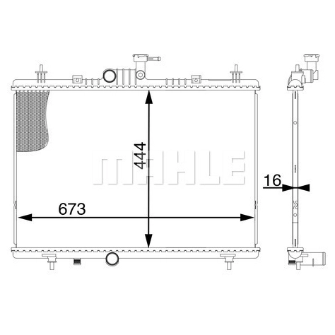 Radiator - MAHLE