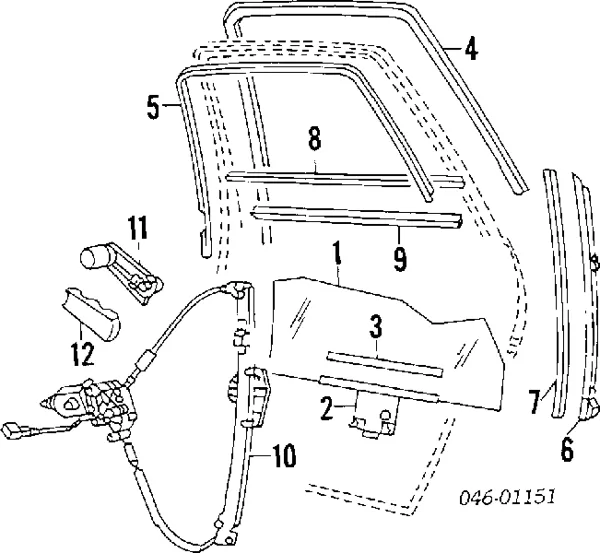 Regulator de geam - VAG