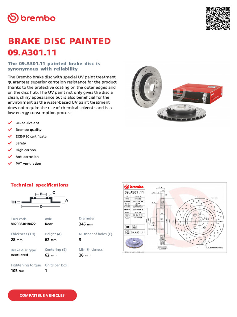 Disc de frana - BREMBO