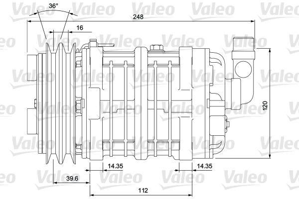 Compresort A/C - VALEO