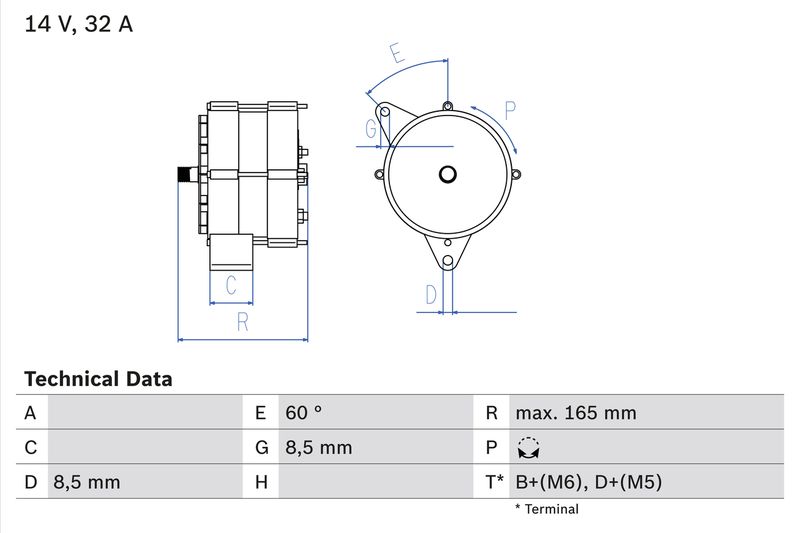 Alternator - BOSCH