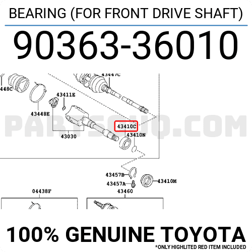 Piesă de schimb OE - TOYOTA
