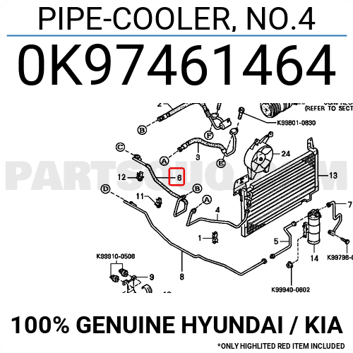 Piesă de schimb OE - KIA