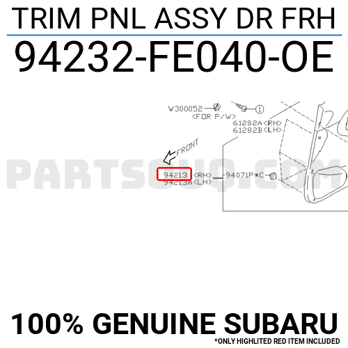Piesă de schimb OE - SUBARU