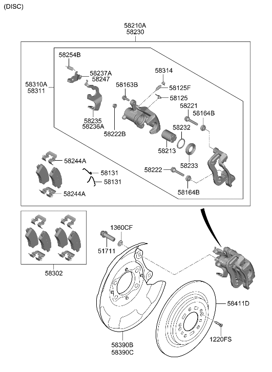 Piesă de schimb OE - HYUNDAI