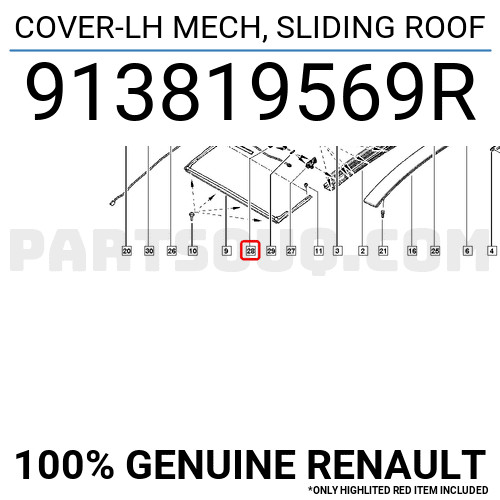 Piesă de schimb OE - RENAULT