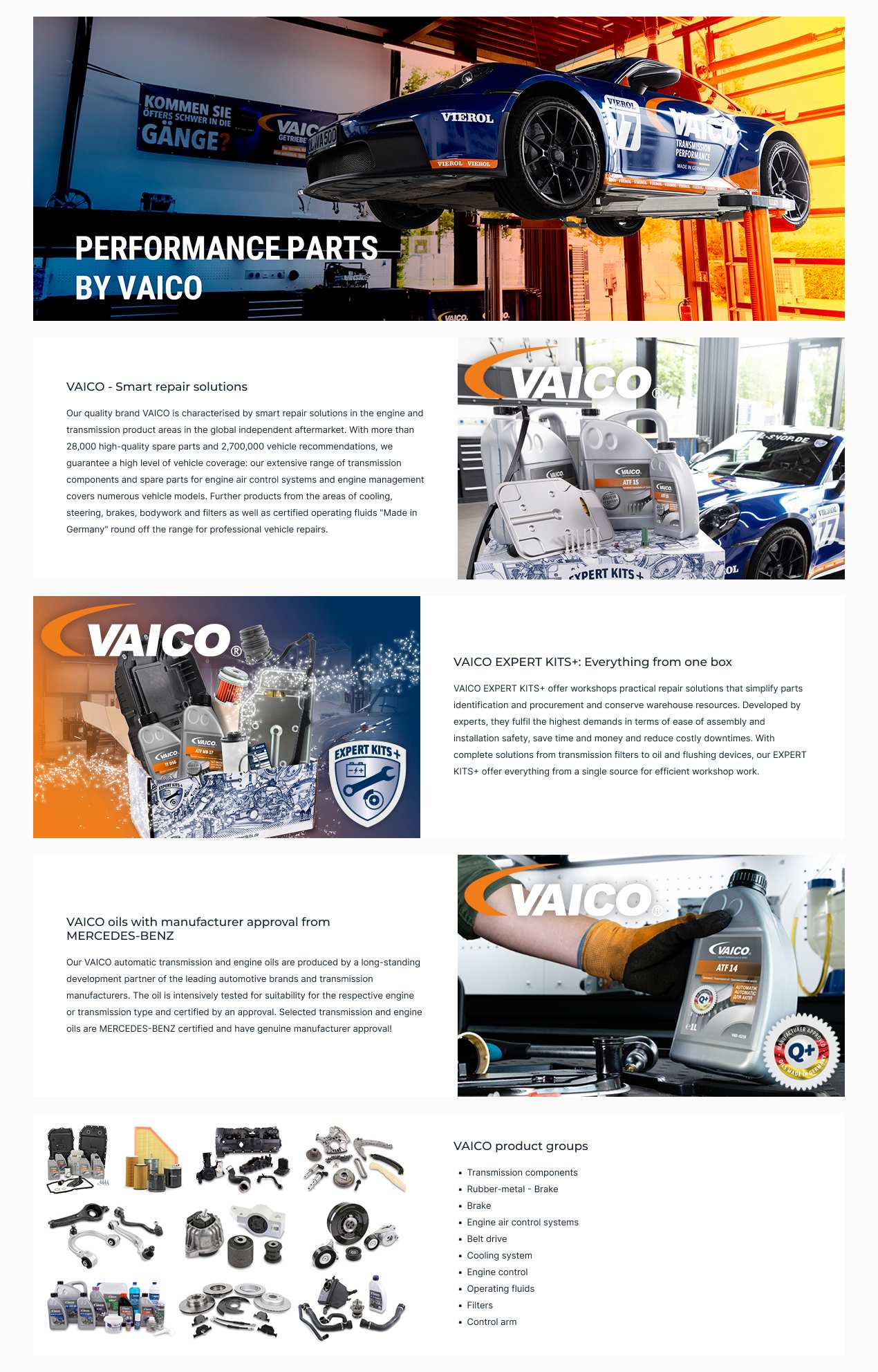 Furtun radiator - VAICO