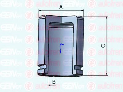 Piston etrier de frana - AUTOFREN SEINSA