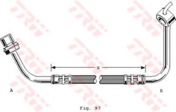 Furtun de frana - TRW