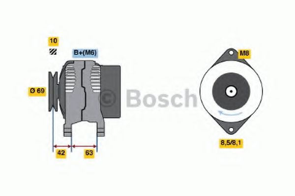 Alternator - BOSCH