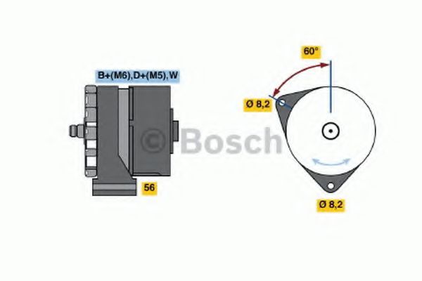 Alternator - BOSCH