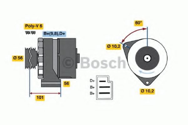 Alternator - BOSCH