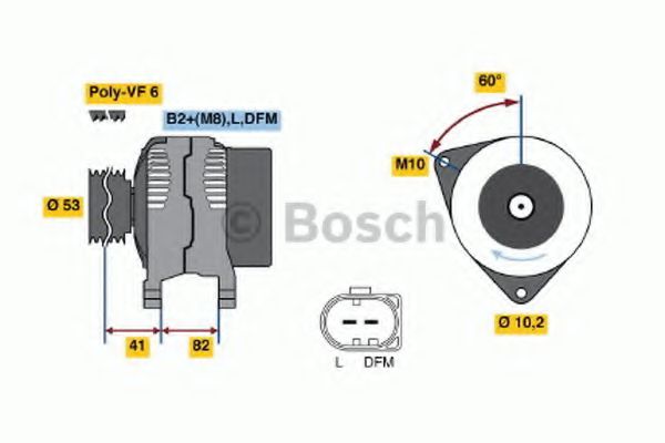 Alternator - BOSCH