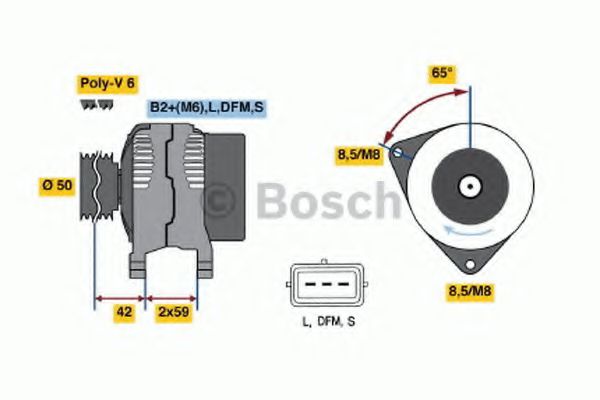 Alternator - BOSCH