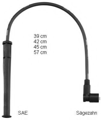 Kit cablu de aprindere - BERU
