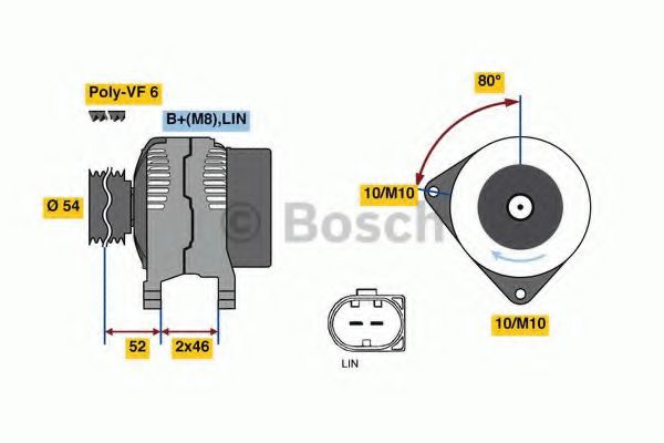 Alternator - BOSCH