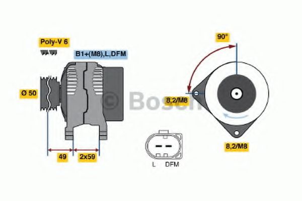 Alternator - BOSCH
