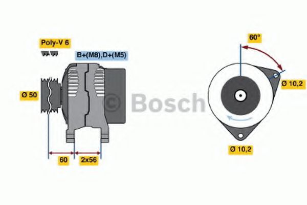 Alternator - BOSCH