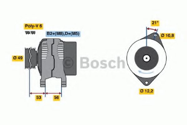 Alternator - BOSCH