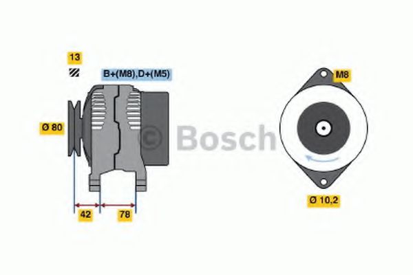 Alternator - BOSCH