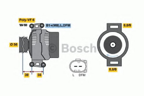 Alternator - BOSCH