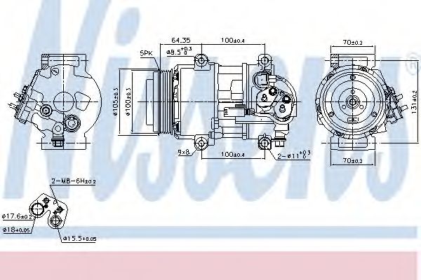 Compresort A/C - NISSENS