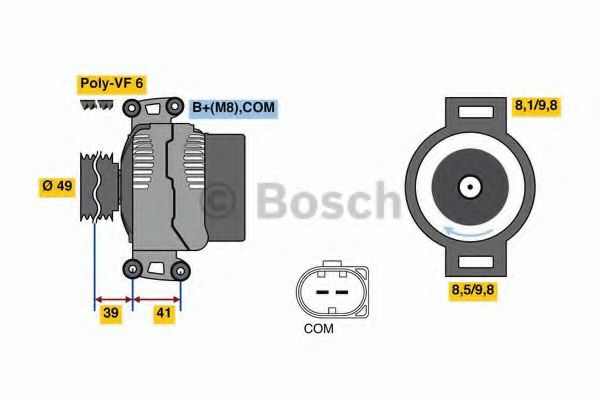 Alternator - BOSCH