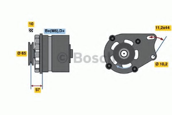 Alternator - BOSCH