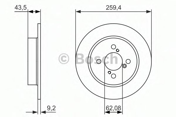 Disc de frana - BOSCH
