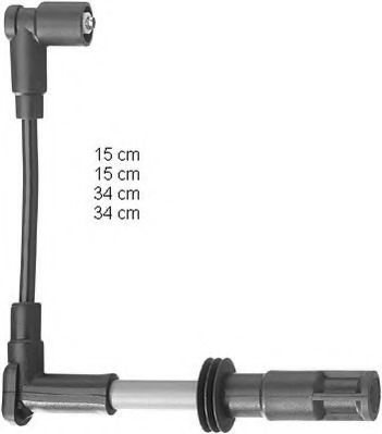 Kit cablu de aprindere - BERU