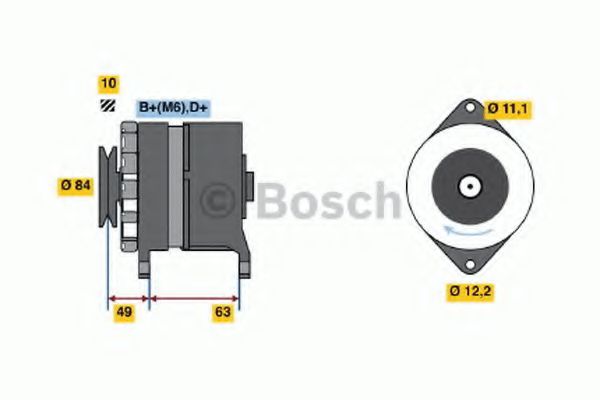 Alternator - BOSCH