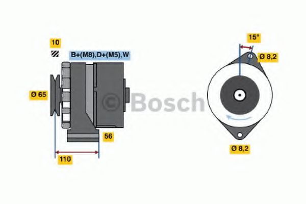 Alternator - BOSCH