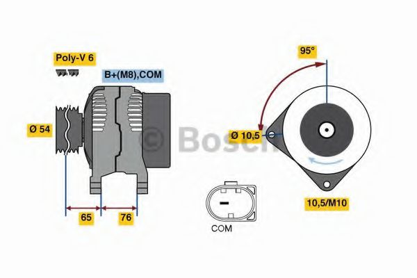 Alternator - BOSCH