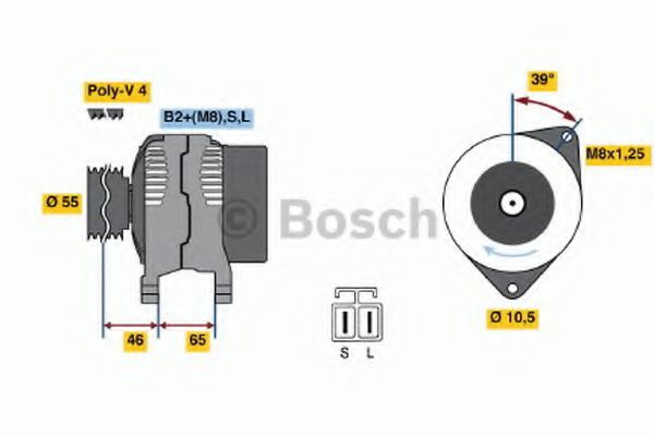 Alternator - BOSCH