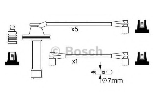 Kit cablu de aprindere - BOSCH