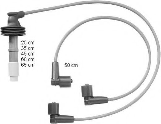 Kit cablu de aprindere - BERU